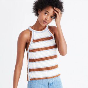 NWT Madewell Valley Sweater Tank in Stripe
